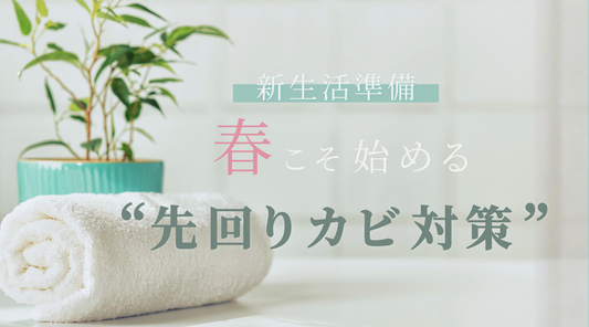 新生活準備　春こそ始める”先回りカビ対策”